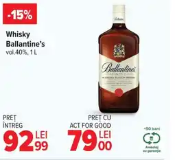 Carrefour Market Whisky Ballantine's Ofertă