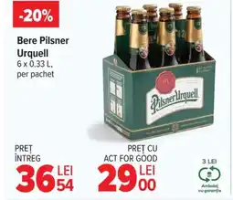 Carrefour Market Bere Pilsner Urquell Ofertă