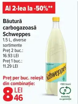 Carrefour Market Băutură carbogazoasă Schweppes Ofertă