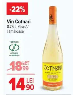 Carrefour Market Vin Cotnari Ofertă