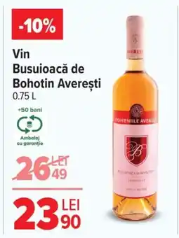 Carrefour Market Vin Busuioacă de Bohotin Avereşti Ofertă