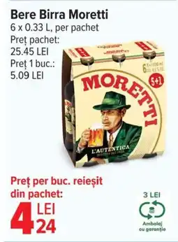 Carrefour Market Bere Birra Moretti Ofertă