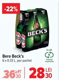Carrefour Market Bere Beck's Ofertă