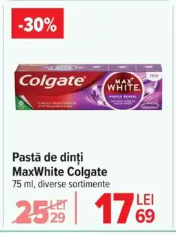 Carrefour Market Pastă de dinți MaxWhite Colgate Ofertă