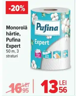 Carrefour Market Monorolă hârtie, Pufina Expert Ofertă