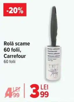 Carrefour Market Rolǎ scame 60 folii, Carrefour Ofertă