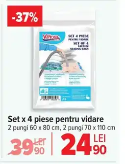 Carrefour Market Set x 4 piese pentru vidare Ofertă