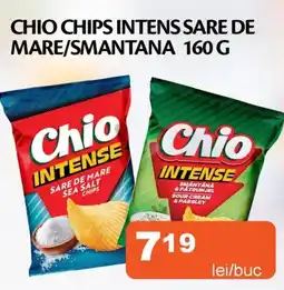 Unicarm Chio chips intens sare de mare/smantana Ofertă