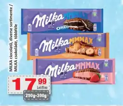 CBA MILKA ciocolată, diverse sortimente Ofertă