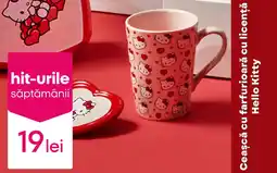 Pepco Ceaşcă cu farfurioară cu licenţă Hello Kitty Ofertă
