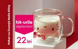 Pepco Pahar cu licenţă Hello Kitty Ofertă
