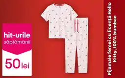Pepco Pijamale femei cu licenţă Hello Kitty, 100% bumbac Ofertă