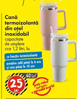 TEDI Cană termoizolantă din otel inoxidabil Ofertă