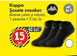 TEDI Kappa Şosete sneaker Ofertă