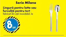 TEDI Serie Milano Lingură pentru latte sau furculiță pentru tort Ofertă