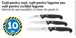 TEDI Cuțit pentru roşii, cuțit pentru legume sau cuţit pentru curățat legume Ofertă