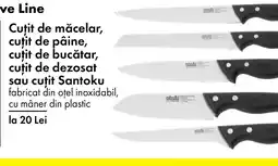 TEDI Cuțit de măcelar, cuțit de pâine, cuțit de bucătar, cuțit de dezosat sau cuțit Santoku Ofertă
