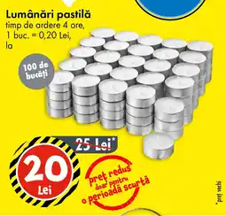 TEDI Lumânări pastilă Ofertă