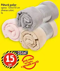 TEDI Pătură polar Ofertă