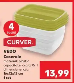 Kaufland CURVER VEDO Caserole Ofertă