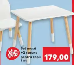 Kaufland Set masă + 2 scaune pentru copii Ofertă