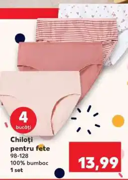 Kaufland Chiloți pentru fete Ofertă