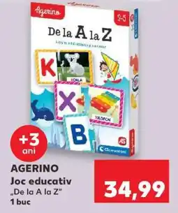 Kaufland AGERINO Joc educativ „De la A la Z” Ofertă
