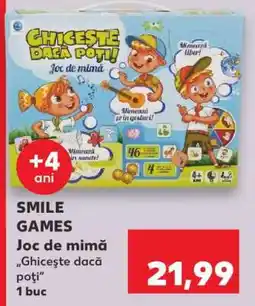 Kaufland SMILE GAMES Joc de mimă „Ghiceste dacă poți” Ofertă