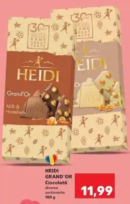 Kaufland HEIDI GRAND`OR Ciocolată Ofertă
