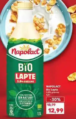 Kaufland NAPOLACT Bio Lapte Ofertă
