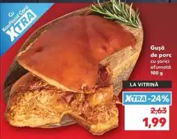Kaufland Gușă de porc cu șorici afumată Ofertă