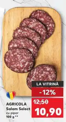 Kaufland AGRICOLA Salam Select cu piper Ofertă