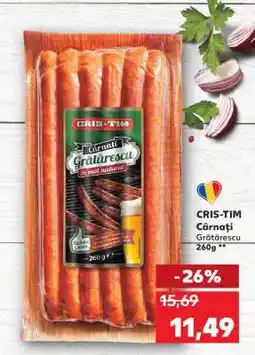 Kaufland CRIS-TIM Cârnați Grătărescu 260g Ofertă