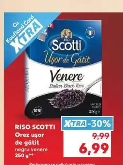 Kaufland RISO SCOTTI Orez ușor de gătit negru venere 250 g Ofertă