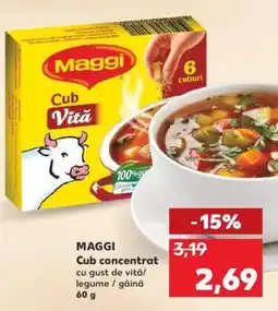 Kaufland MAGGI Cub concentrat Ofertă