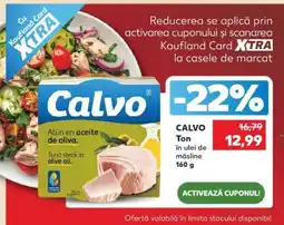 Kaufland CALVO Ton în ulei de măsline 160 g Ofertă