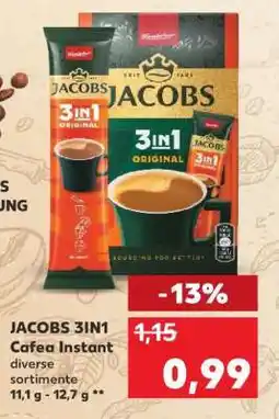 Kaufland JACOBS 3IN1 Cafea Instant Ofertă