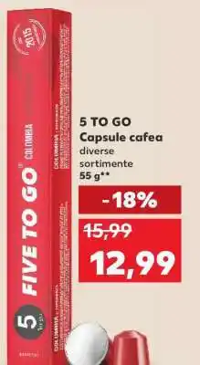 Kaufland 5 TO GO Capsule cafea Ofertă