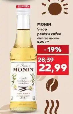 Kaufland MONIN Sirop pentru cafea Ofertă