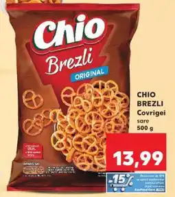 Kaufland CHIO BREZLI Covrigei sare 500 g Ofertă