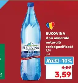 Kaufland Bucovina Apă Minerală Naturală Carbogazificată Ofertă