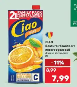 Kaufland CIAO Băutură răcoritoare necarbogazoasă Ofertă
