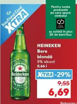 Kaufland HEINEKEN Bere blondă Ofertă