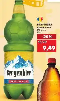 Kaufland BERGENBIER Bere blondă Ofertă