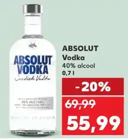 Kaufland ABSOLUT Vodka Ofertă