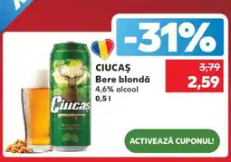 Kaufland CIUCAŞ Bere blondă Ofertă