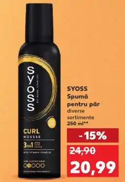 Kaufland SYOSS Spumă pentru păr Ofertă