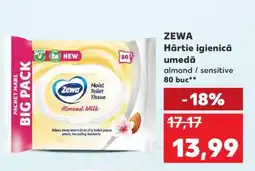 Kaufland ZEWA Hârtie igienică umedă Ofertă