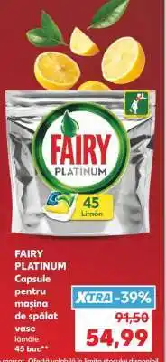 Kaufland FAIRY PLATINUM Ofertă