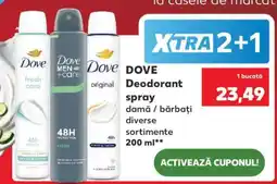Kaufland DOVE Deodorant spray Ofertă